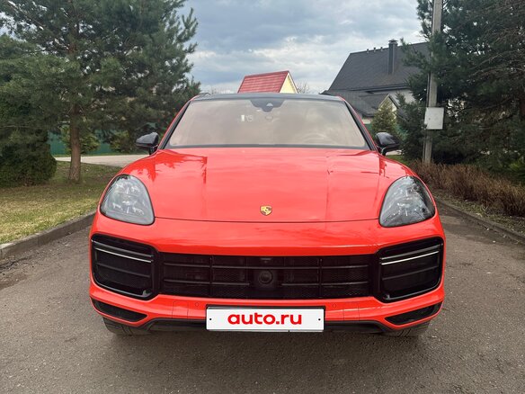 2019 Porsche Cayenne Turbo Coupé III, оранжевый, 8090000 рублей - вид 4