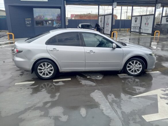 2007 Mazda 6 I (GG) Рестайлинг, серебристый, 465000 рублей - вид 1