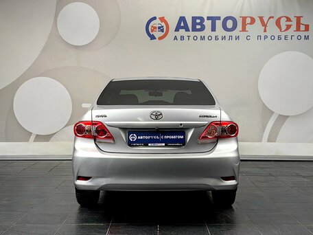 2012 Toyota Corolla X (E140, E150) Рестайлинг, серебристый, 1199000 рублей, вид 4
