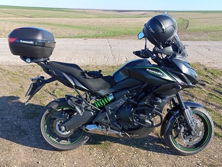 2017 Kawasaki Versys 650, чёрный, 450000 рублей, вид 2