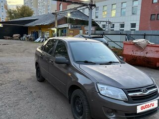 2015 Lada (ВАЗ) Granta I, коричневый, 300000 рублей, вид 4