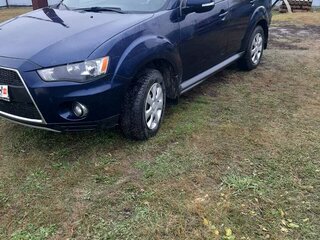 2010 Mitsubishi Outlander II Рестайлинг, синий, 1000000 рублей, вид 3