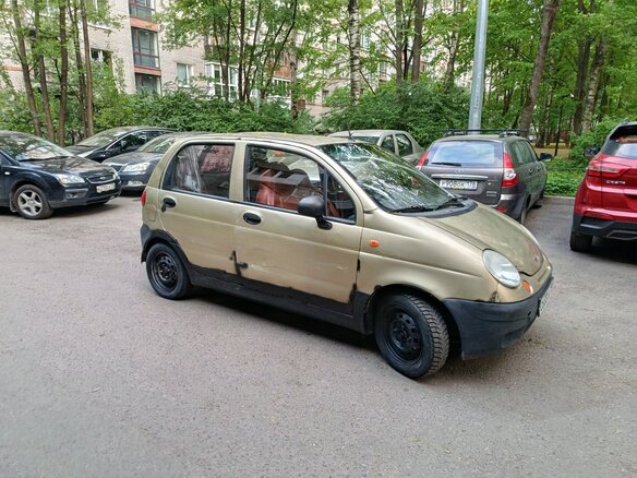 2007 Daewoo Matiz I Рестайлинг, бежевый, 59000 рублей - вид 3