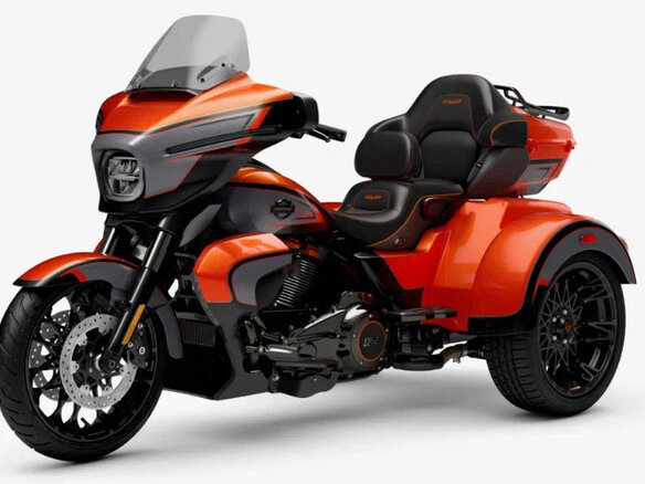 2026 Harley-Davidson CVO Tri Glide, оранжевый, 7950000 рублей - вид 8