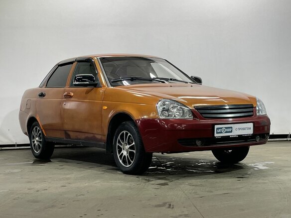 2009 Lada (ВАЗ) Priora I, красный, 125000 рублей - вид 2