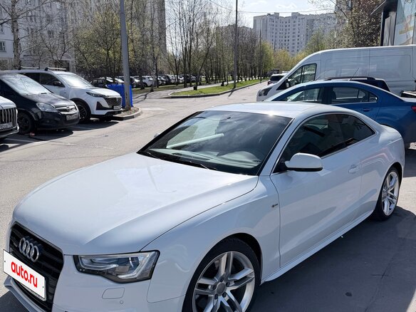 2015 Audi A5 I (8T) Рестайлинг, белый, 2550000 рублей