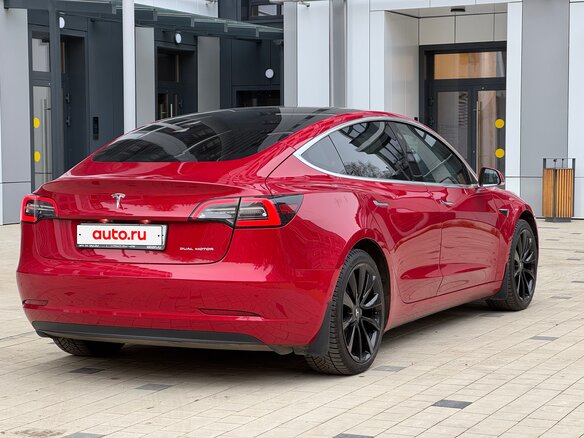 2020 Tesla Model 3 Long Range I, красный, 3990000 рублей - вид 7