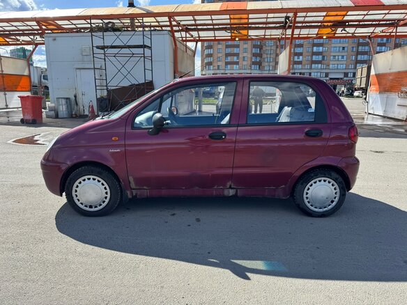 2007 Daewoo Matiz I Рестайлинг, пурпурный - вид 4