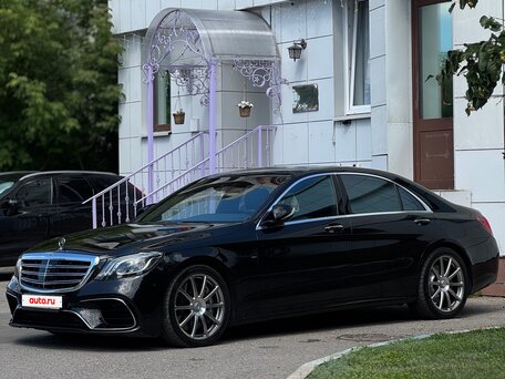 2014 Mercedes-Benz S-Класс 500 Long VI (W222, C217), чёрный, вид 5