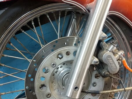 1993 Honda Steed 400, красный, 270000 рублей, вид 5