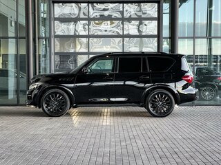 2017 Infiniti QX80 I Рестайлинг 2, чёрный, 3759000 рублей, вид 4