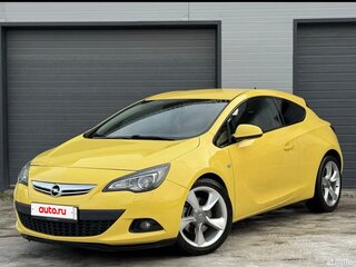 2013 Opel Astra GTC J Рестайлинг, жёлтый, 930000 рублей, вид 1