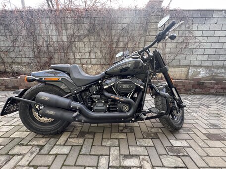 2022 Harley-Davidson Fat Bob, чёрный, 1830000 рублей, вид 4