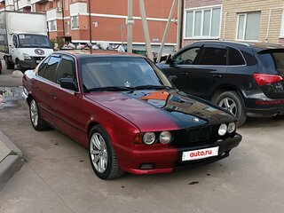1992 BMW 5 серии 520i III (E34), чёрный, 400000 рублей, вид 1
