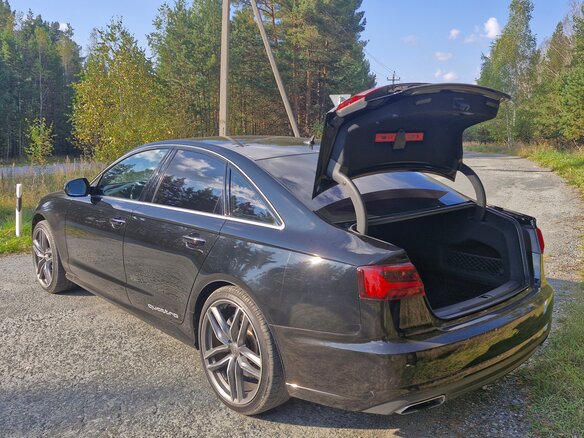2015 Audi A6 IV (C7) Рестайлинг, чёрный, 1950000 рублей - вид 11