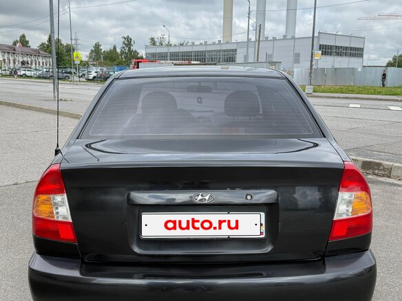 2009 Hyundai Accent ТагАЗ II, чёрный, 250000 рублей - вид 4