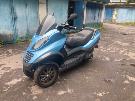 2007 Piaggio MP3, голубой, 380000 рублей, вид 2
