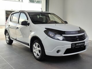 2013 Renault Sandero I, белый, 465000 рублей, вид 3