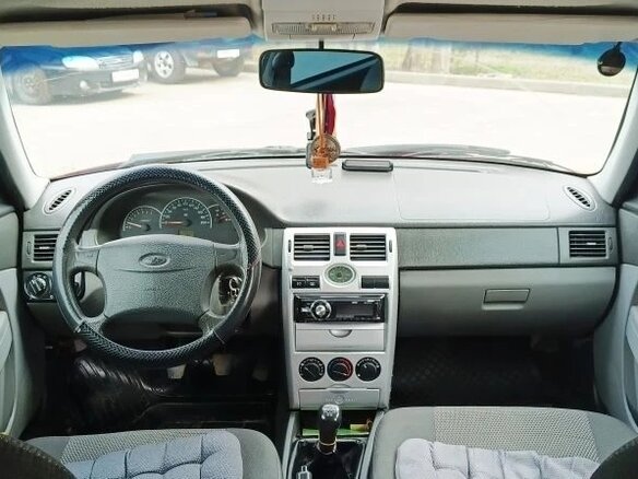 2007 Lada (ВАЗ) Priora I, красный, 350000 рублей - вид 13