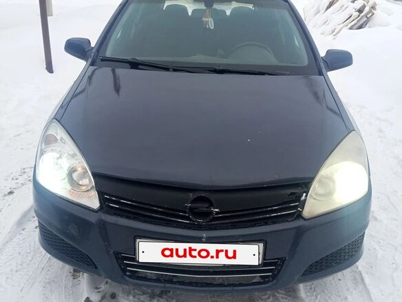 2008 Opel Astra H Рестайлинг, синий, 300000 рублей