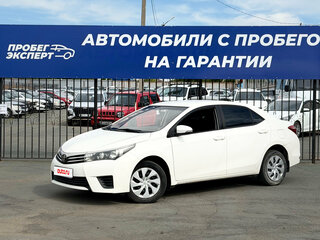 2014 Toyota Corolla XI (E160, E170, E180), белый, 1340000 рублей, вид 1