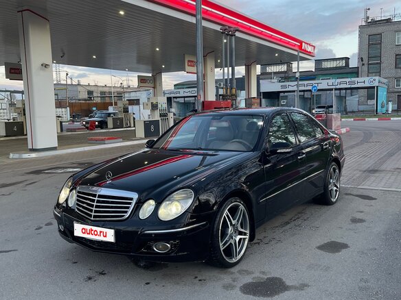 2007 Mercedes-Benz E-Класс 230 III (W211, S211) Рестайлинг, чёрный