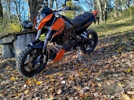 2010 KTM 690 Duke, оранжевый, 300000 рублей, вид 1