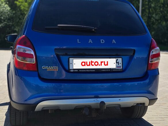 2021 Lada (ВАЗ) Granta Cross I Рестайлинг, синий - вид 4