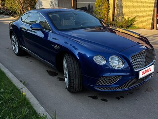 2016 Bentley Continental GT II Рестайлинг, синий, 8000000 рублей, вид 4