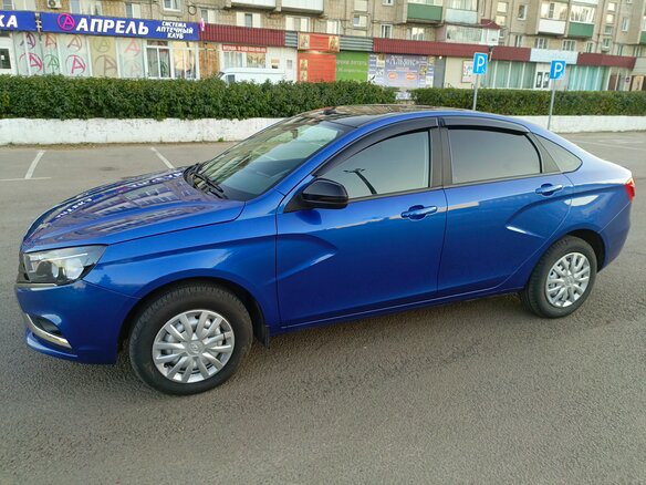 2021 Lada (ВАЗ) Vesta I, синий, 1129999 рублей - вид 30