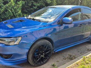 2008 Mitsubishi Lancer X, синий, 900000 рублей, вид 5
