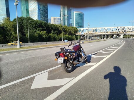 1994 Honda NV 750, красный, 300001 рублей, вид 4