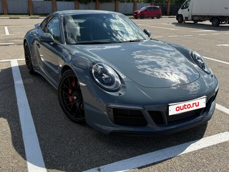2017 Porsche 911 Carrera 4 GTS VII (991) Рестайлинг, серебристый, 12600000 рублей, вид 3