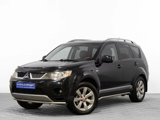 2007 Mitsubishi Outlander II, чёрный, 1249000 рублей, вид 3