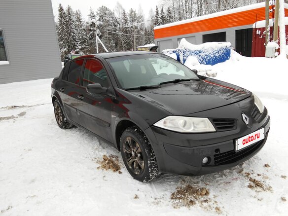 2006 Renault Megane II, чёрный, 420000 рублей