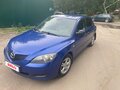 2008 Mazda 3 I (BK) Рестайлинг, синий, 430000 рублей