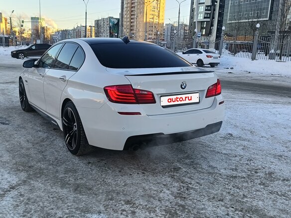 2014 BMW 5 серии 520i VI (F10/F11/F07) Рестайлинг, белый, 1919000 рублей - вид 7