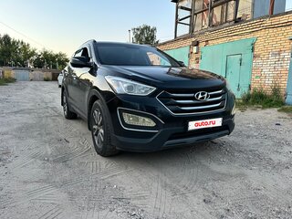 2013 Hyundai Santa Fe III, чёрный, 1400000 рублей, вид 2