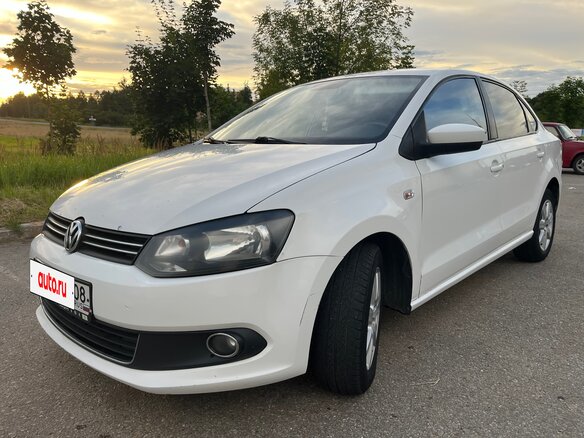 2013 Volkswagen Polo V, белый - вид 2