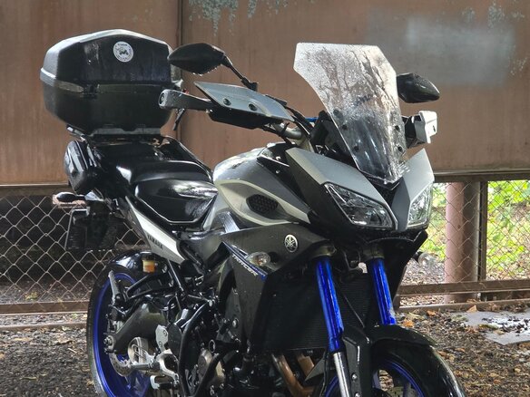 2014 Yamaha MT-09 Tracer (FJ-09), серый, 700000 рублей - вид 6