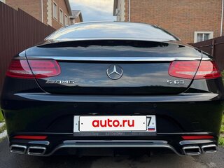 2016 Mercedes-Benz S-Класс AMG 63 AMG III (W222, C217), чёрный, 7500000 рублей, вид 4