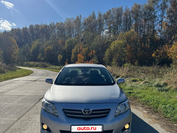 2008 Toyota Corolla AMT X (E140, E150), серебристый