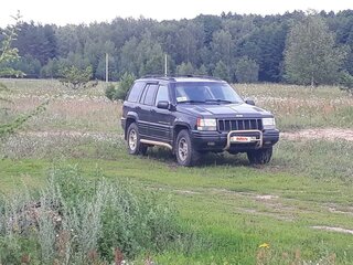 1998 Jeep Grand Cherokee I (ZJ) Рестайлинг, чёрный, 1150000 рублей, вид 3