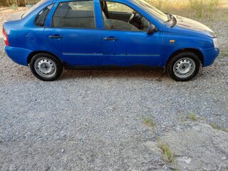 2006 Lada (ВАЗ) Kalina I, синий, 165000 рублей, вид 3