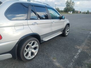 2005 BMW X5 3.0d I (E53) Рестайлинг, серебристый, 1300000 рублей, вид 5