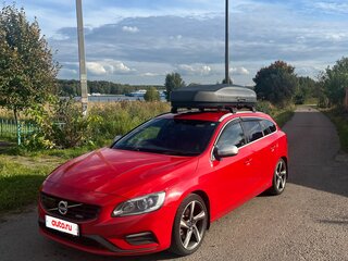 2014 Volvo V60 I Рестайлинг, красный, 1250000 рублей, вид 1