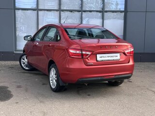 2016 Lada (ВАЗ) Vesta I, красный, 565000 рублей, вид 4