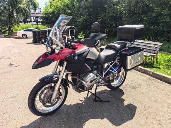 2007 BMW R 1200 GS, пурпурный, 750000 рублей