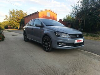 2019 Volkswagen Polo V Рестайлинг, серый, 1150000 рублей, вид 3