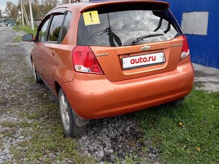 2007 Chevrolet Aveo I, оранжевый, 400000 рублей, вид 5